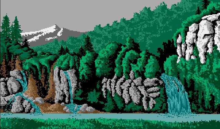 Astate: La MalÃ©diction des Templiers Waterfall