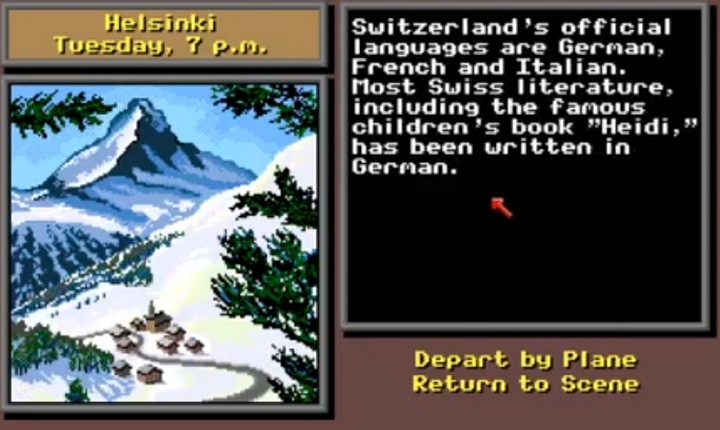Where in Europe is Carmen Sandiego? Marsh