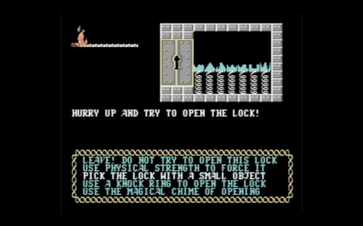 Advanced Dungeons & Dragons Hillsfar Lock Picking