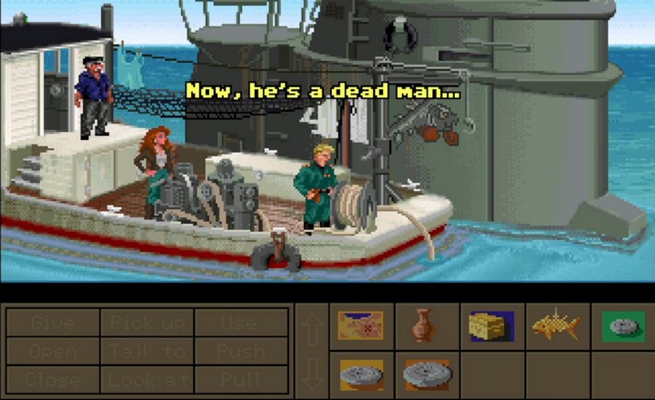 Indiana Jones and the Fate of Atlantis Thera Boat Diving