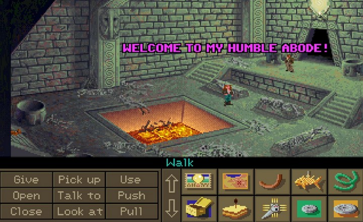 Indiana Jones and the Fate of Atlantis Atlantis Great Chamber Lava Pit