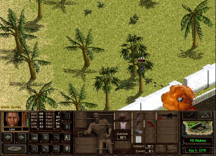 Jagged Alliance 2 Explosion