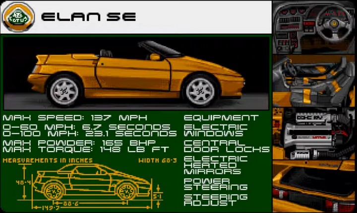 Lotus Turbo Challenge Elan SE