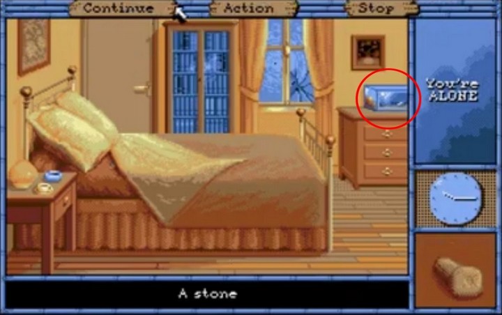 Maupiti Island bedroom walkthrough screenshot