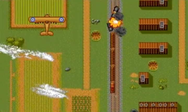 Wings Bombing Train