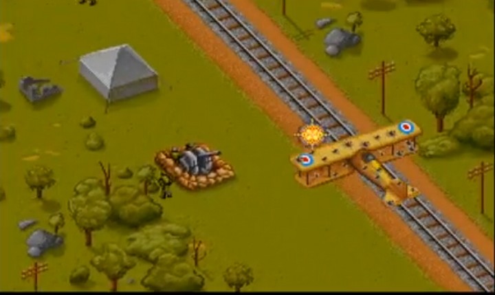 Wings Strafing Train